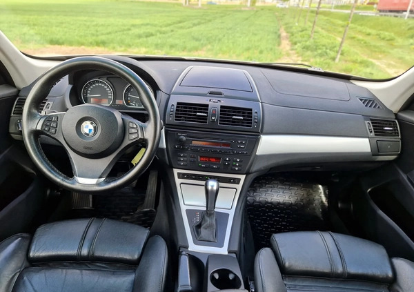 BMW X3 cena 26900 przebieg: 249475, rok produkcji 2007 z Pisz małe 277